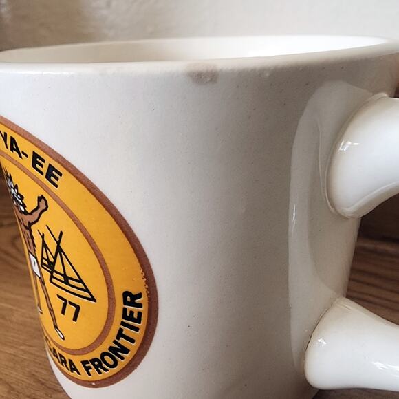 Vintage Boy Scouts TI-WA-YA-EE 1977 Greater Niagara Frontier Mug / Cup See Pic, - Picture 5 of 9